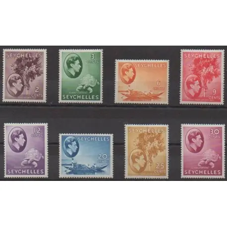 Prix Réduit Seychelles - 1938 - No 118/125