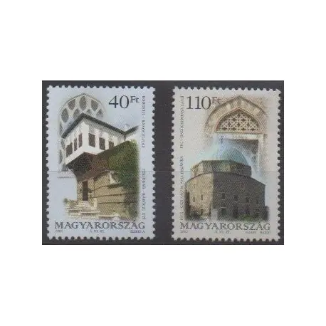 Hongrie - 2002 - No 3868/3869 - Monuments Produit De Marque