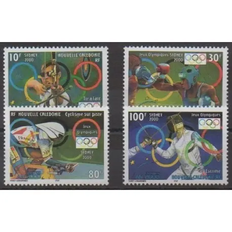 Nouvelle-Calédonie - 2000 - No 819/822 - Jeux Olympiques d'été Meilleure Qualité