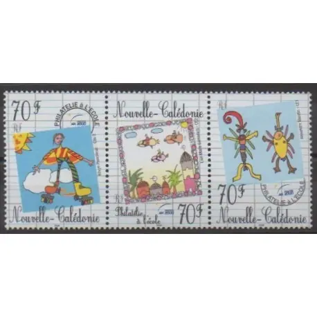 Haute Qualité Nouvelle-Calédonie - 2000 - No 831/833 - Philatélie - Enfance