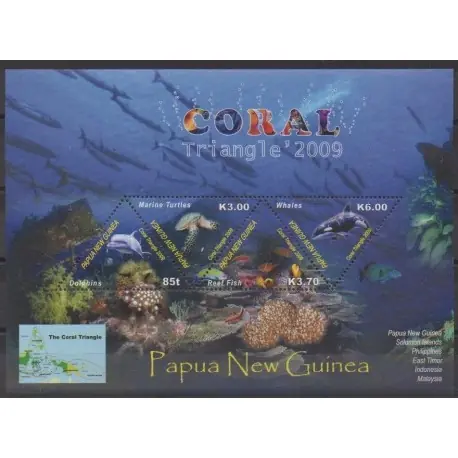 Garantie Incluse Papouasie-Nouvelle-Guinée - 2009 - No BF63 - Vie marine