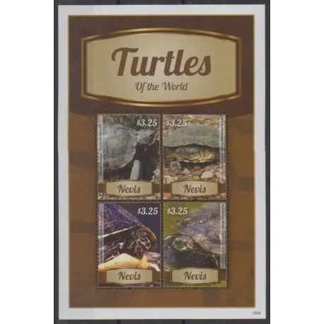 Nevis - 2013 - No 2377/2380 - Tortues Retour Gratuit
