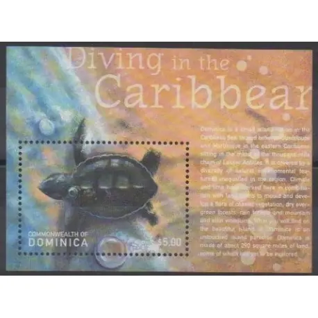 Haute Qualité Dominique - 2001 - No BF417 - Tortues