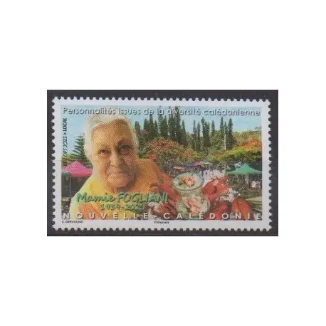 Livraison Gratuite Nouvelle-Calédonie - 2021 - No 1414 - Célébrités
