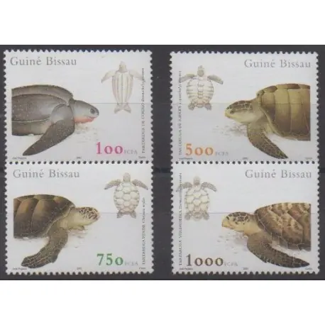 Pas Cher Guinée-Bissau - 2001 - No 682/685 - Tortues