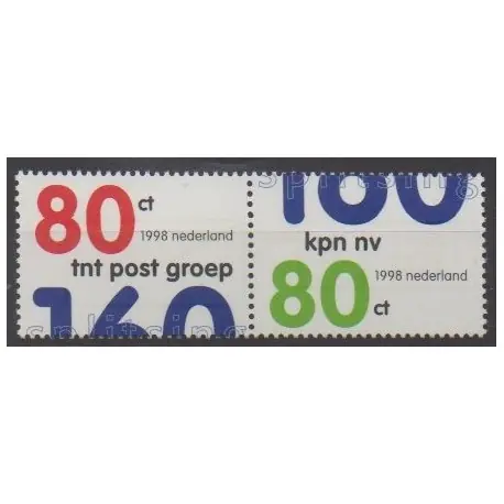 Offre Exclusive Pays-Bas - 1998 - No 1636/1637 - Service postal