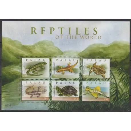 Prix Bas Palau - 2010 - No 2544/2549 - Reptiles