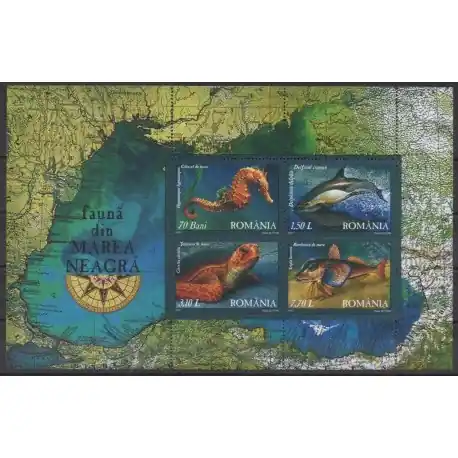 Meilleur Prix Roumanie - 2007 - No BF327 - Vie marine