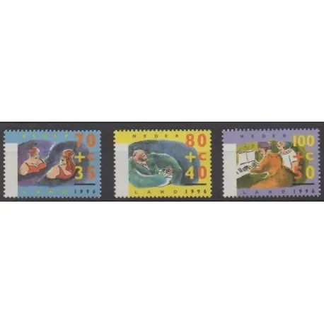 Pays-Bas - 1996 - No 1535/1537 - Enfance Quantité Limitée