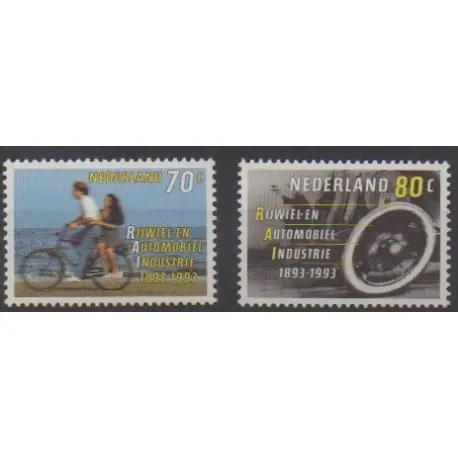 Pays-Bas - 1993 - No 1424/1425 - Transports Seulement Aujourd’hui