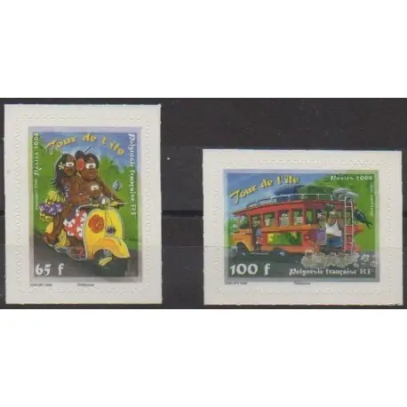 Polynésie - 2008 - No 835/836 - Tourisme Garantie Incluse