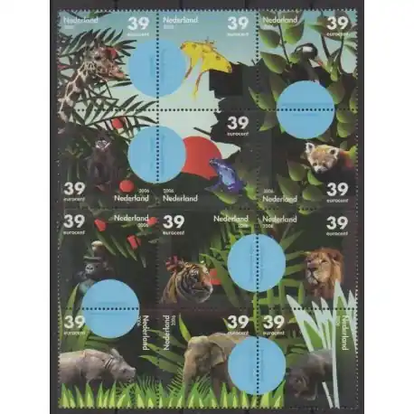 Pays-Bas - 2006 - No 2345/2356 - Animaux - Espèces menacées - WWF Livraison Gratuite