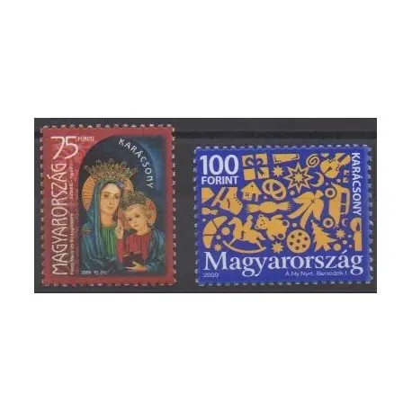 Hongrie - 2009 - No 4363/4364 - Noël Populaire