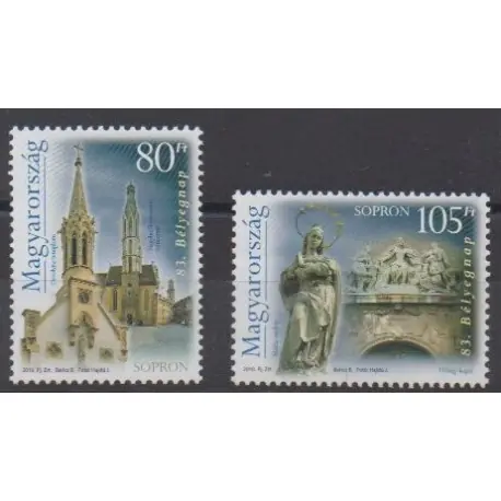 Paiement Sécurisé Hongrie - 2010 - No 4402/4403 - Églises