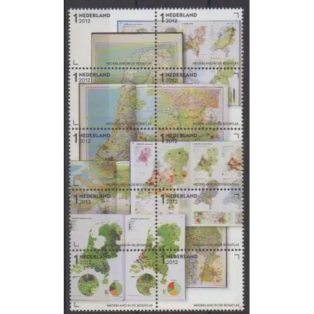 Pays-Bas - 2012 - No 2907/2916 Populaire