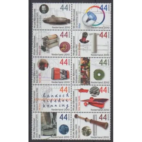 Pays-Bas - 2010 - No 2654/2663 - Sciences et Techniques Nouvelle Collection
