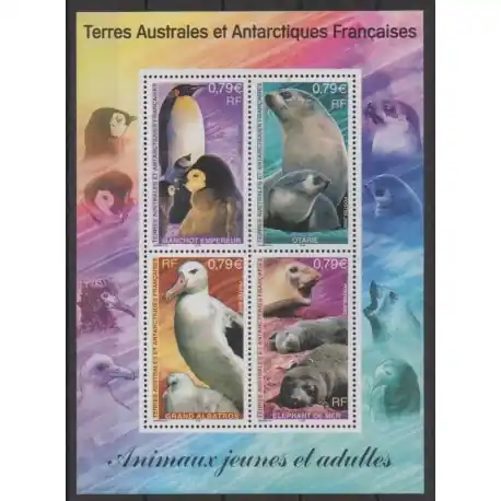 Meilleure Vente TAAF - Blocs et feuillets - 2002 - No BF8 - Animaux - Polaire