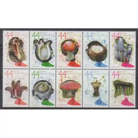 Bon Marché Pays-Bas - 2008 - No 2528/2537 - Champignons