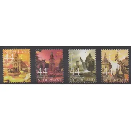 Pays-Bas - 2007 - No 2409/2410 - 2413/2414 - Monuments Livraison Express