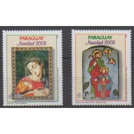 Nouvelle Collection Paraguay - 2008 - No 3016/3017 - Noël