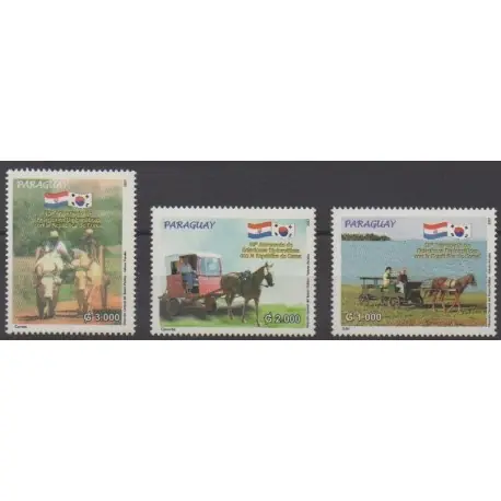 Top Qualité Paraguay - 2007 - No 2976/2978 - Histoire