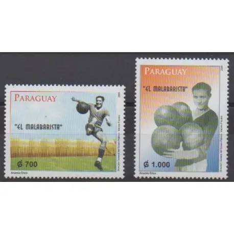Paraguay - 2009 - No 3030/3031 - Football Vente Directe