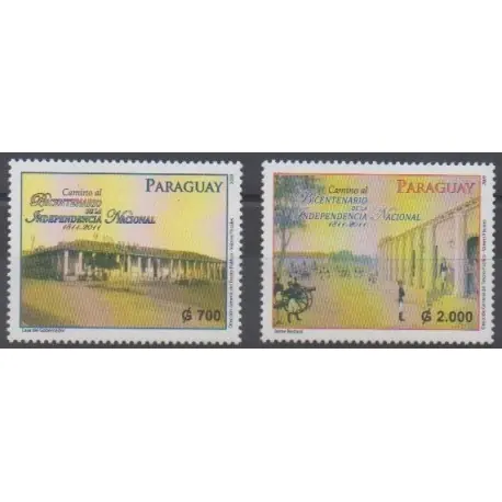 Gros Lot Paraguay - 2010 - No 3034/3035 - Histoire