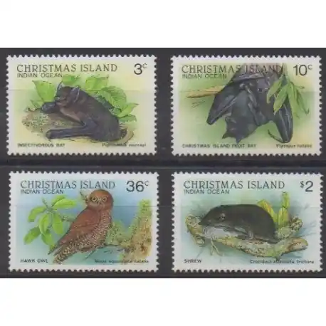 Quantité Limitée Christmas (Iles) - 1987 - No 236/239 - Animaux