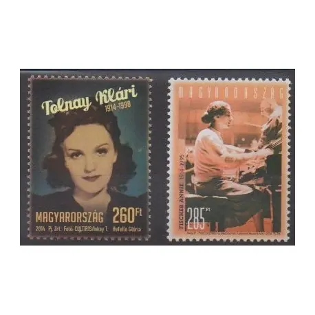 Hongrie - 2014 - No 4554/4555 - Célébrités Affaire À Saisir