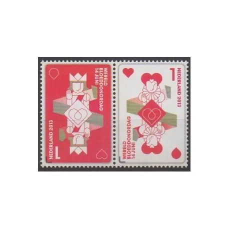 Pays-Bas - 2013 - No 3054/3055 - Santé ou Croix-Rouge Dernier Modèle