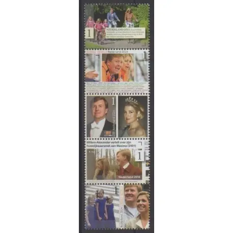 Pays-Bas - 2014 - No 3182/3186 - Royauté - Principauté Offre Du Jour