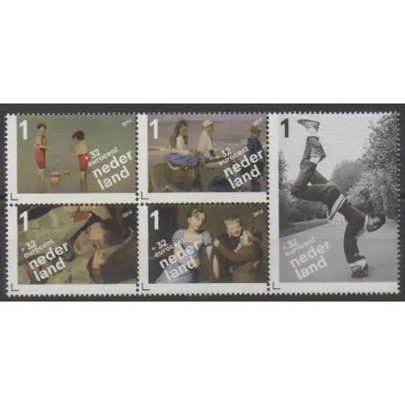 Nouveauté Pays-Bas - 2014 - No 3214/3218 - Art - Enfance