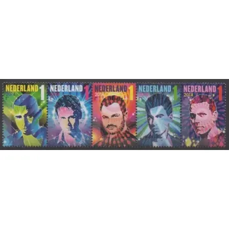 Pays-Bas - 2014 - No 3208/3212 - Musique Nouvelle Collection