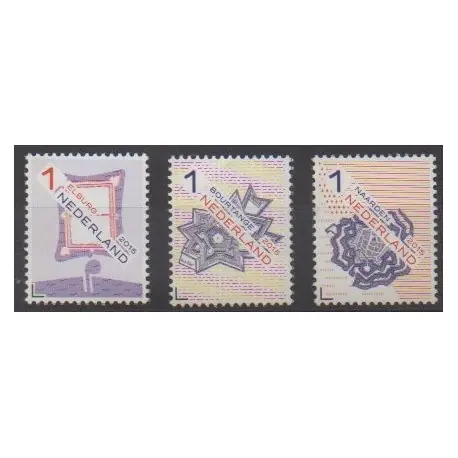 Pays-Bas - 2015 - No 3250/3252 - Châteaux Achetez Aujourd’hui
