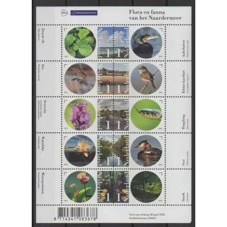 Pays-Bas - 2015 - No 3268/3277 - Flore - Animaux Affaire À Saisir