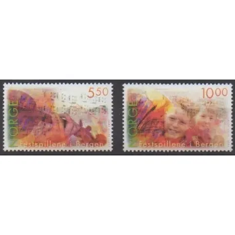 Achat Immédiat Norvège - 2003 - No 1408/1409 - Musique