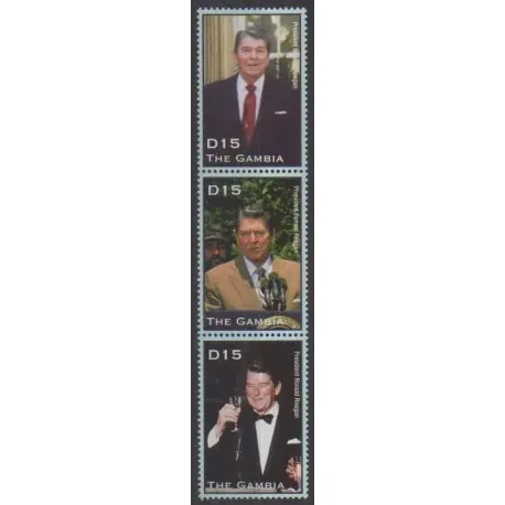 Achetez Aujourd’hui Gambie - 2005 - No 4363/4365 - Célébrités
