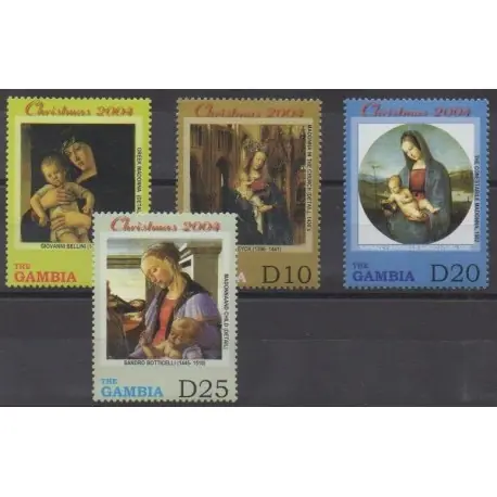 Promotion Saisonnière Gambie - 2004 - No 4359/4362 - Noël