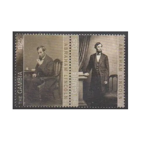 Nouveauté Gambie - 2011 - No 5142/5143 - Célébrités