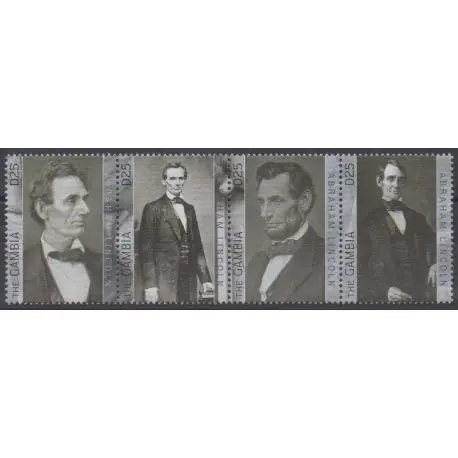 Marque Gambie - 2011 - No 5168/5171 - Célébrités