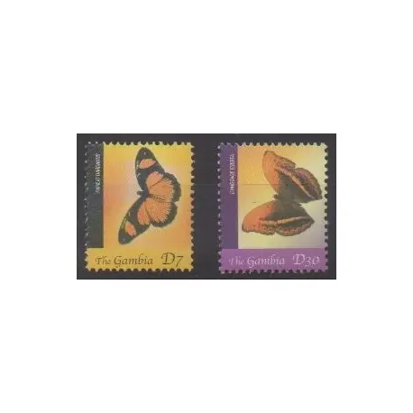 Pas Cher Gambie - 2005 - No 4487/4488 - Insectes