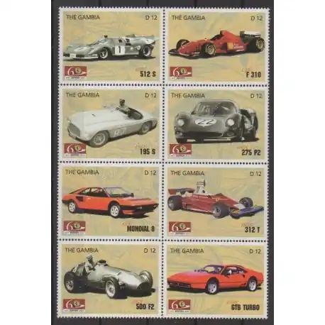 Quantité Limitée Gambie - 2007 - No 4647/4654 - Voitures