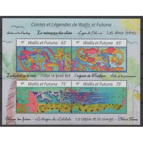 Authentique Wallis et Futuna - Blocs et feuillets - 2005 - No BF19 - Littérature