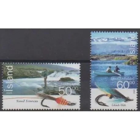 Prix Choc Islande - 2005 - No 1032/1033