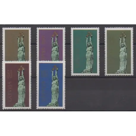 Lettonie - 1991 - No 277/282 - Monuments Prix Promo