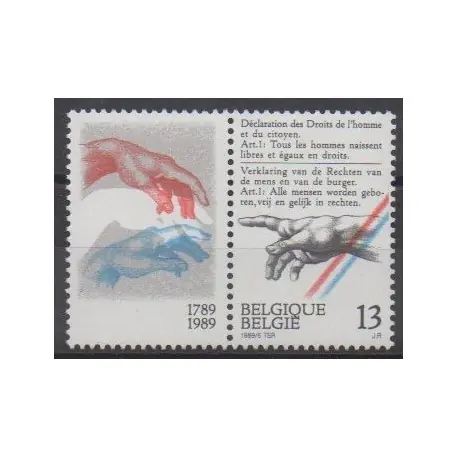 Belgique - 1989 - No 2327 - Droits de l'Homme Acheter Direct