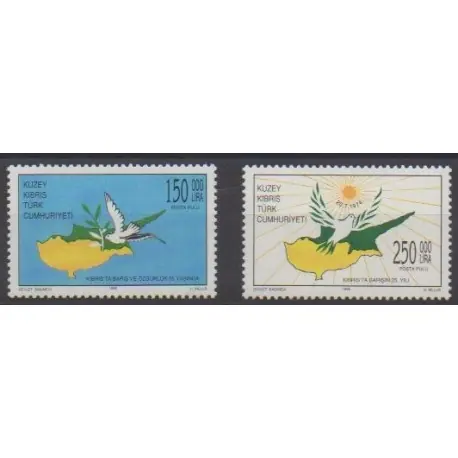 Top Vente Turquie - Chypre du nord - 1999 - No 464/465 - Histoire