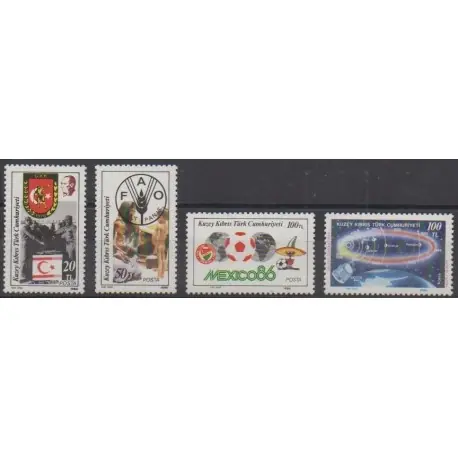 Turquie - Chypre du nord - 1986 - No 171/174 Meilleure Qualité