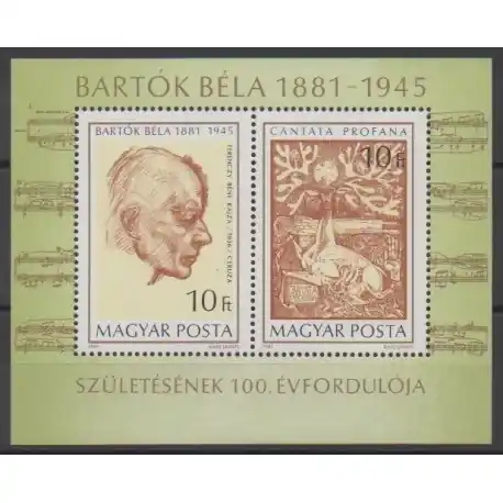 Hongrie - 1981 - No BF152 - Musique Exclusif