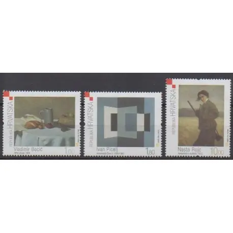 Livraison Mondiale Croatie - 2006 - No 747/749 - Peinture